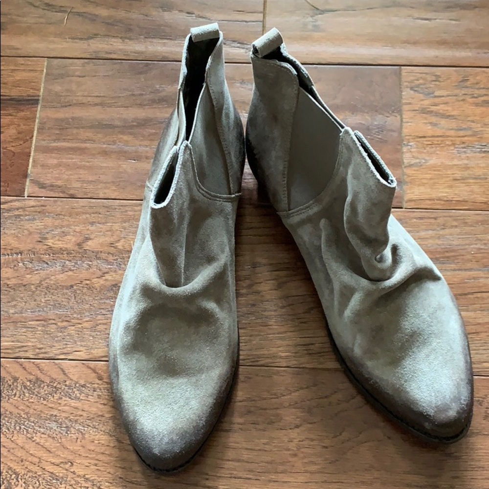 Suede booties
